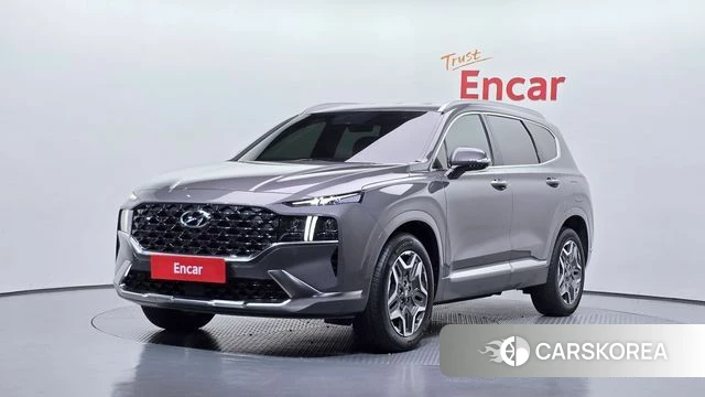Hyundai The New Santa Fe 2023 Серый из Кореи