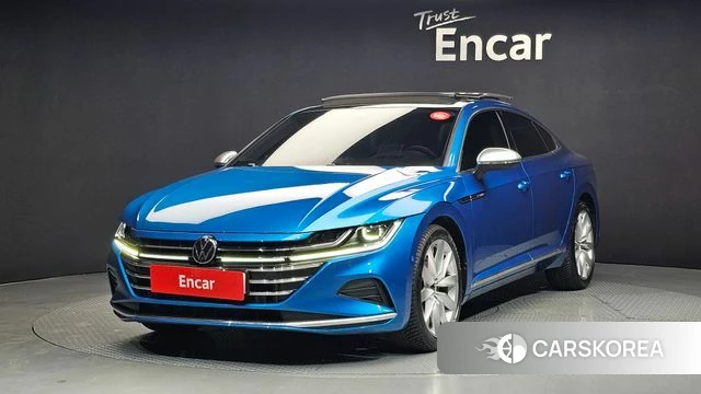 Volkswagen Arteon 2023 Синий из Кореи