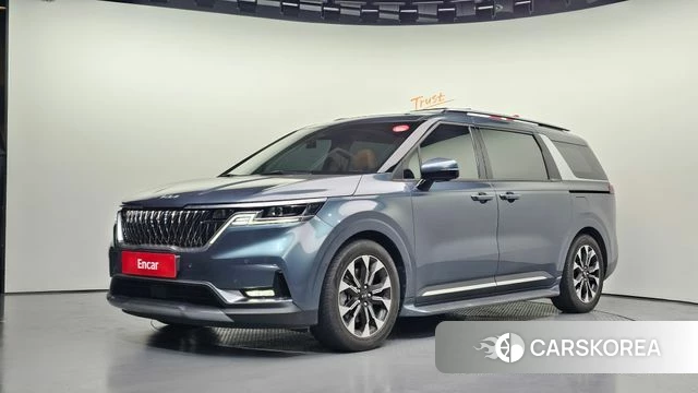 Kia Carnival 4th generation 2021 Небесно-голубой из Кореи