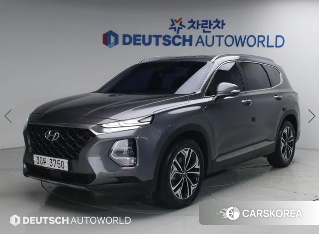 Hyundai Santa Fe TM 2019 Серый из Кореи