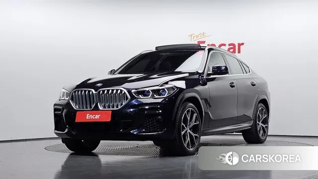 BMW X6 (G06) 2023 Синий из Кореи