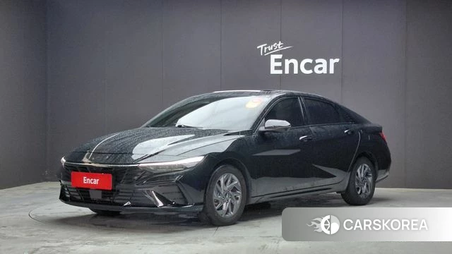Hyundai The New Avante Hybrid (CN7) 2025 Черный из Кореи