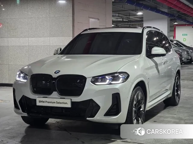 BMW iX3 2023 Белый из Кореи