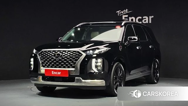 Hyundai Palisade 2021 Черный из Кореи