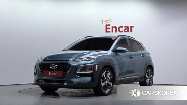Hyundai Kona 2020 Небесно-голубой из Кореи
