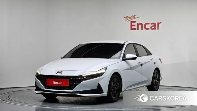 Hyundai Avante (CN7) 2022 Белый из Кореи