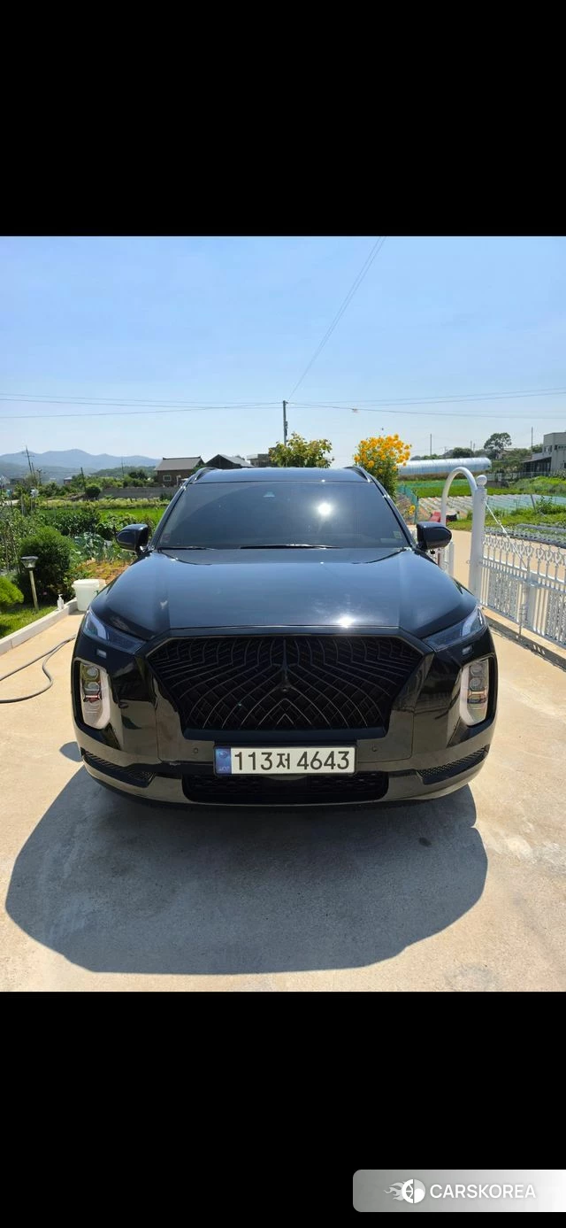 Hyundai Palisade 2021 Черный из Кореи
