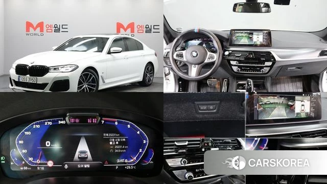 BMW 5 Series (G30) 2023 Белый из Кореи
