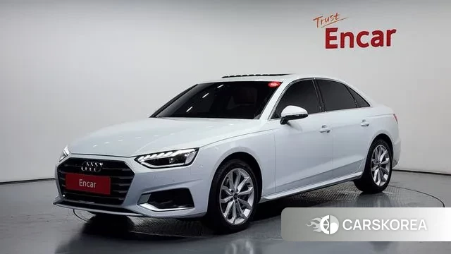 Audi A4 (B9) 2023 Белый из Кореи
