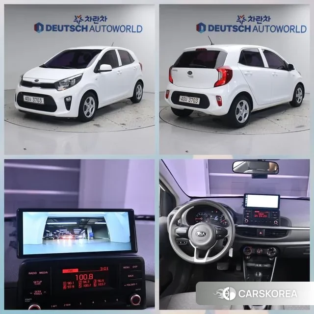 Kia All New Morning (JA) 2018 Белый из Кореи