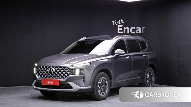 Hyundai The New Santa Fe 2021 Серый из Кореи