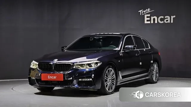 BMW 5 Series (G30) 2018 Черный из Кореи