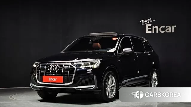 Audi Q7 (4M) 2021 Черный из Кореи