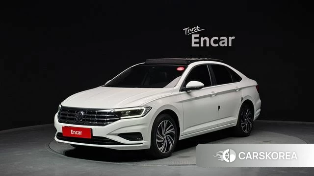 Volkswagen 7th Generation of Jetta 2021 Белый из Кореи