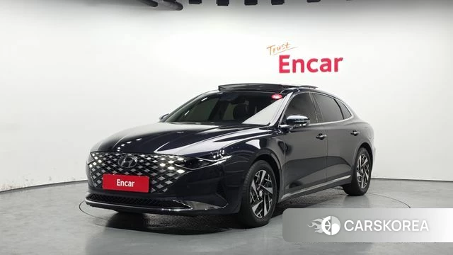 Hyundai The New Grandeur IG Hybrid 2021 Синий из Кореи