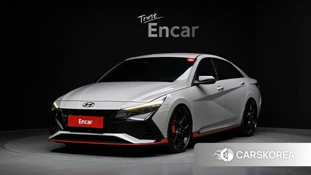 Hyundai Avante (CN7) 2021 Серебристо-серый из Кореи