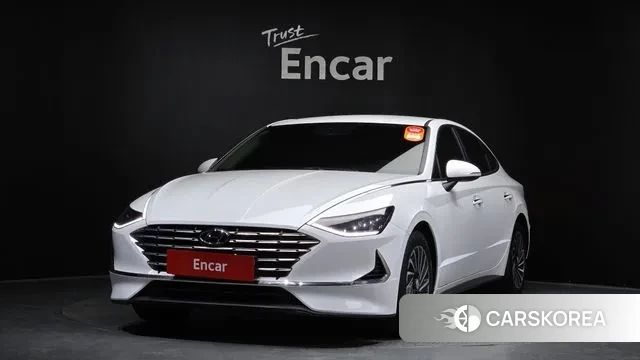 Hyundai Sonata Hybrid (DN8) 2021 Белый из Кореи