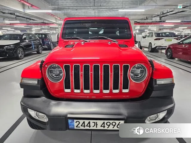 Jeep Wrangler (JL) 2021 Красный из Кореи