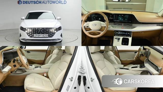 Hyundai The New Grandeur IG Hybrid 2020 Белый из Кореи