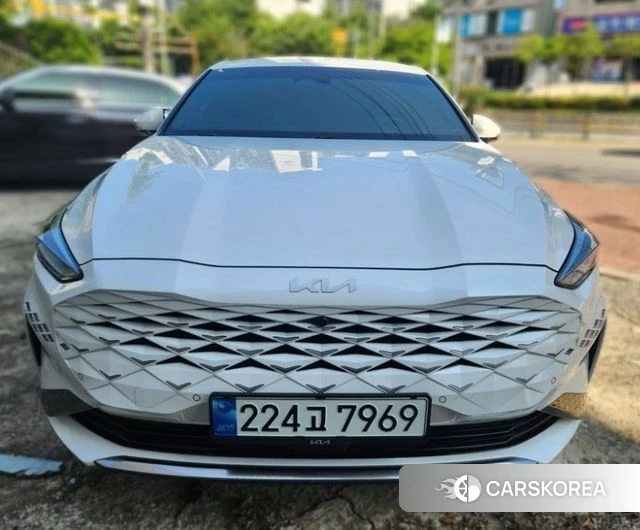 Kia K8 Hybrid 2022 Белый из Кореи