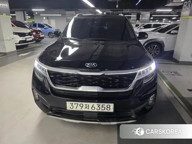 Kia Seltos 2020 Черный из Кореи
