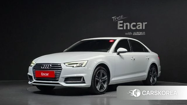 Audi A4 (B9) 2019 Белый из Кореи