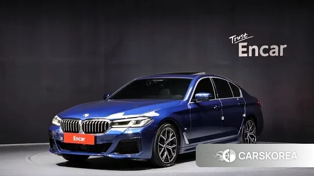BMW 5 Series (G30) 2020 Синий из Кореи