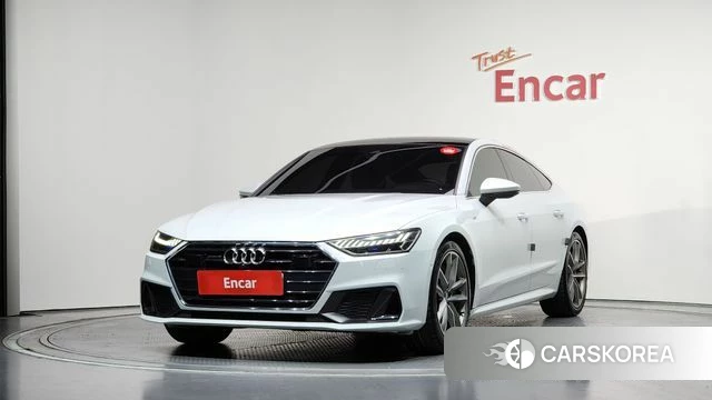 Audi A7 (4K) 2020 Белый из Кореи