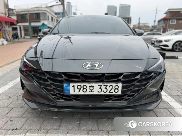 Hyundai Avante (CN7) 2023 Серый из Кореи