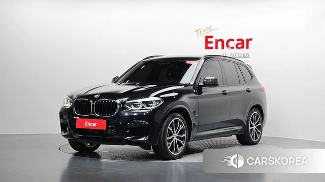 BMW X3 (G01) 2021 Черный из Кореи