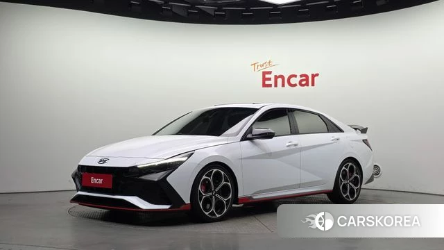 Hyundai Avante (CN7) 2022 Белый из Кореи