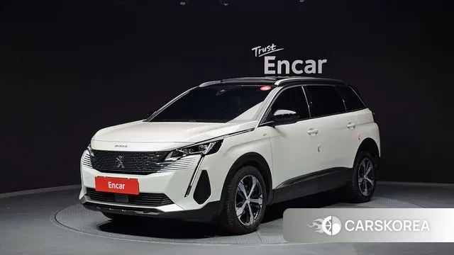 Peugeot 5008 second generation 2021 Белый из Кореи