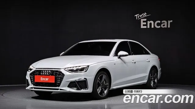 Audi A4 (B9) 2021 Белый из Кореи