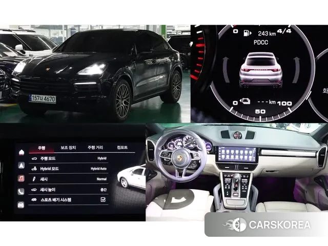 Porsche Cayenne (PO536) 2022 Черный из Кореи