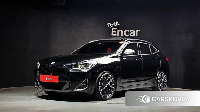 BMW X2 (F39) 2022 Черный из Кореи