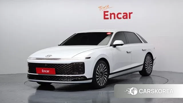 Hyundai Grandeur Hybrid (GN7) 2023 Белый из Кореи