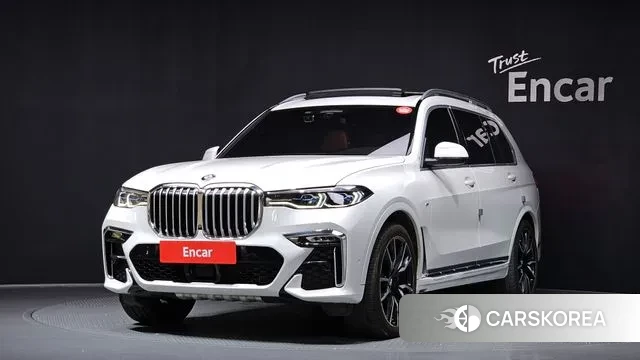 BMW X7 (G07) 2022 Белый из Кореи