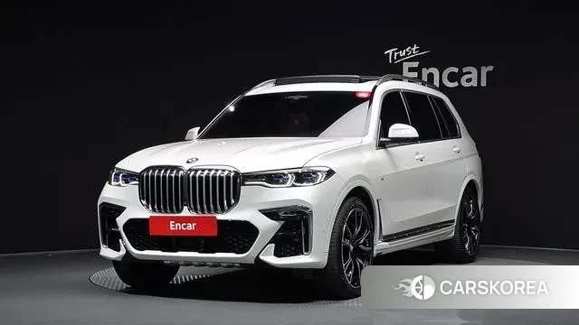 BMW X7 (G07) 2021 Белый из Кореи