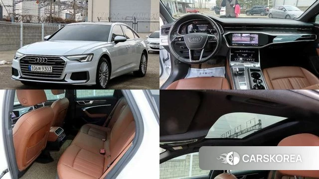 Audi A6 (C8) 2021 Белый из Кореи