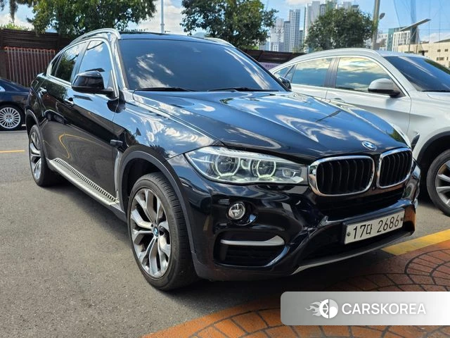 BMW X6 (F16) 2018 Черный из Кореи