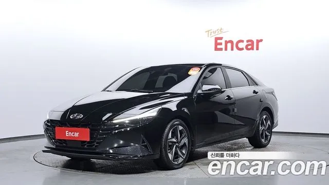 Hyundai Avante (CN7) 2020 Черный из Кореи