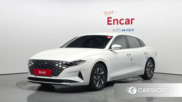 Hyundai The New Grandeur IG Hybrid 2021 Белый из Кореи