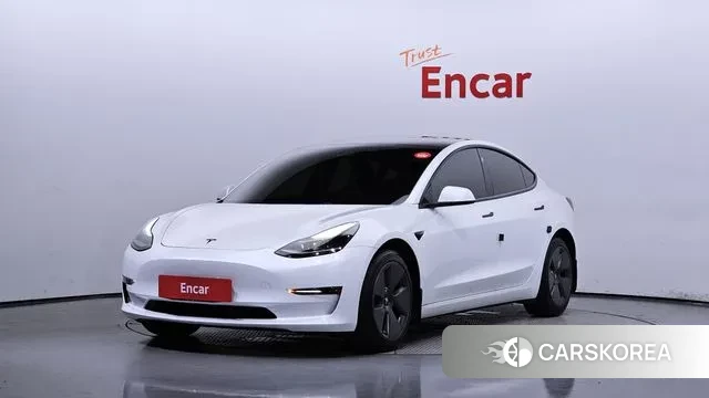 Tesla Model 3 2022 Белый из Кореи