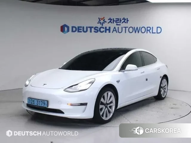 Tesla Model 3 2020 Белый из Кореи