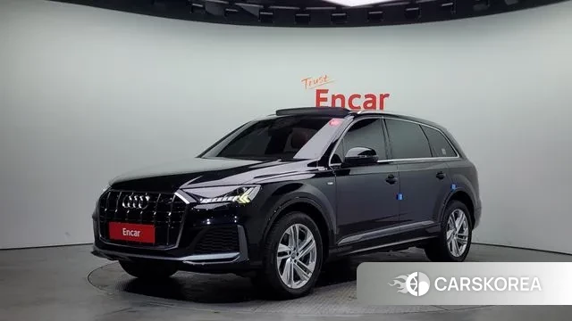 Audi Q7 (4M) 2021 Черный из Кореи