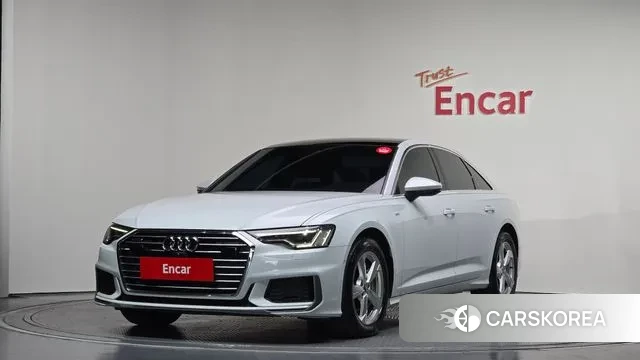 Audi A6 (C8) 2020 Белый из Кореи
