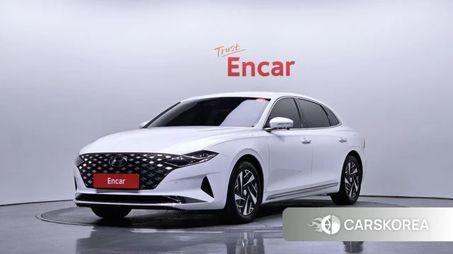Hyundai The New Grandeur IG Hybrid 2021 Белый из Кореи