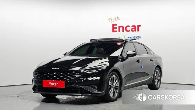 Kia K8 Hybrid 2022 Черный из Кореи