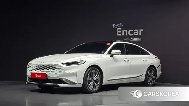 Kia K8 Hybrid 2023 Белый из Кореи