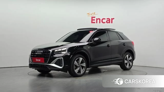 Audi Q2 2023 Черный из Кореи